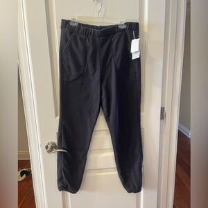 NWT Zella Black Fleece Jogger Sweatpants Size S